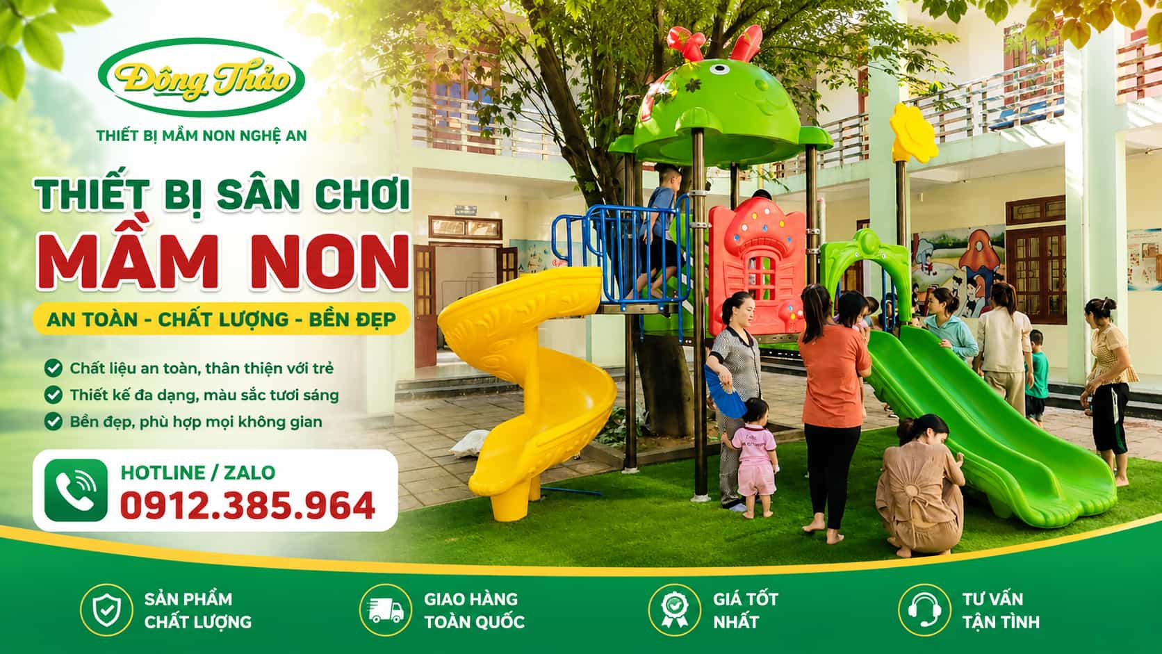 Giới thiệu thiết bị mầm non tại Nghệ An